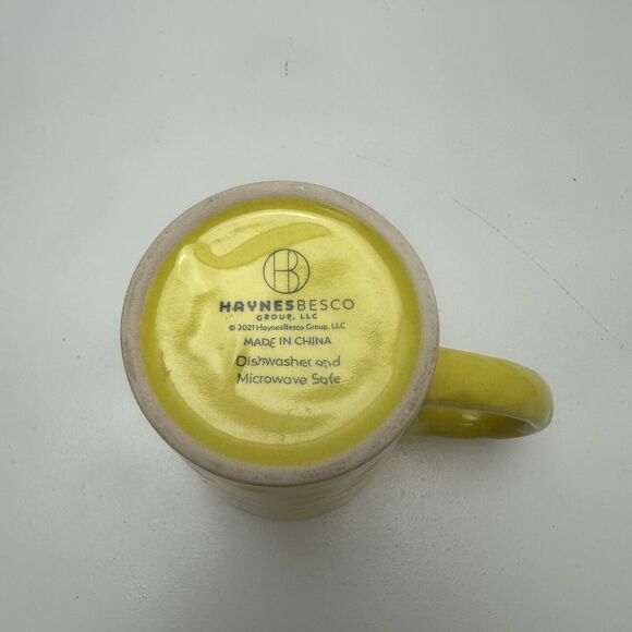 Haynes Besco Mug Cup Green Chicken No A Peep Til After My Coffee - Picture 6 of 7